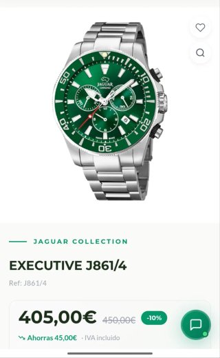 Reloj Jaguar Crono J861/4 Verde