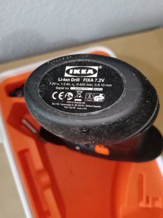 Taladro Atornillador IKEA Fixa 7,2V