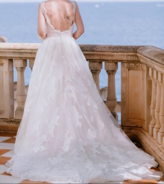 Vestido de Novia Blanco Encaje