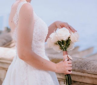 Vestido de Novia Blanco Encaje