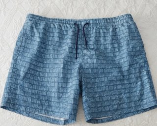 Bañador hombre bolsillos azul