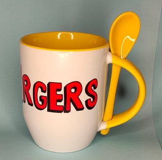 Taza Bob's Burgers con Cuchara Amarilla
