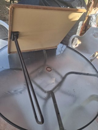 Mesa plegable para camper o caravana