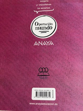 Física y Química : 2a ESO : Operación mundo