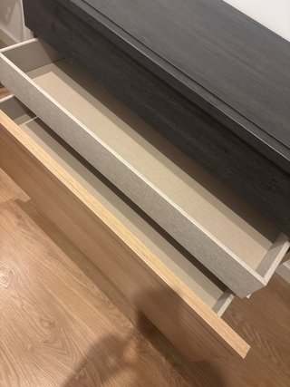 Cómoda de madera 3 cajones