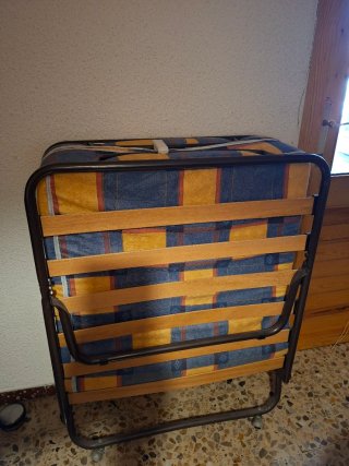Cama plegable individual 90cm