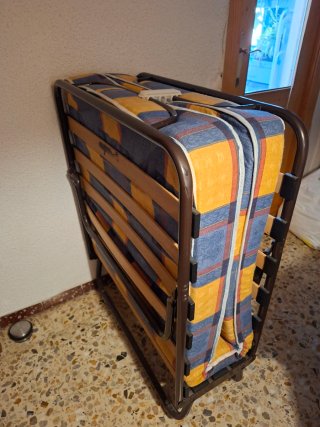 Cama plegable individual 90cm