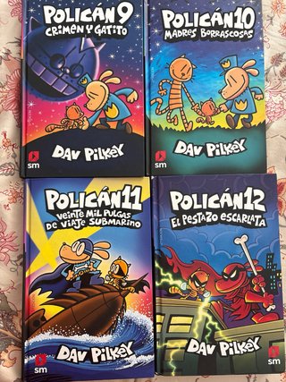 Libros infantiles  polican, capitan calconcillos