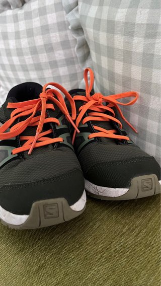 Zapatillas de montaña Salomon niñ@ verde/naranja
