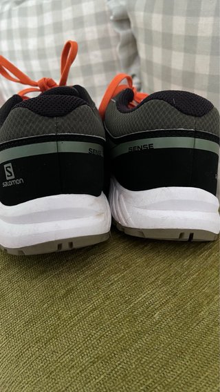 Zapatillas de montaña Salomon niñ@ verde/naranja
