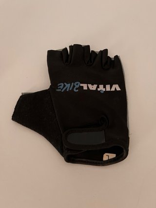 Guantes de bici VITALBIKE negros y azules