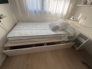 Cama juvenil con 2 cajones