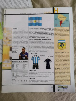 Fascicoli Atlante dei Mondiali 98