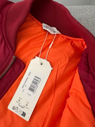 Chaqueta Bomber Guess Jeans Roja
