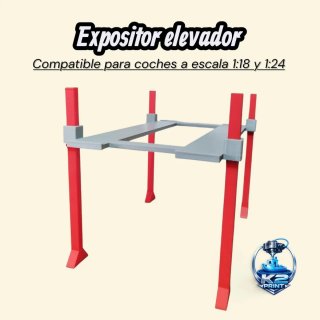 Elevadores para coches a escala 1:18 / 1:24