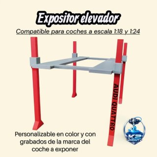 Elevadores para coches a escala 1:18 / 1:24