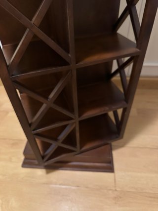 Mueble giratorio madera CD/libros