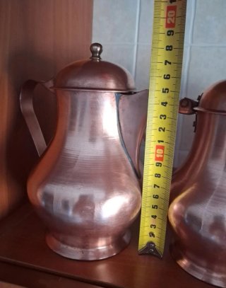 Set 8 Brocche Rame Vintage
