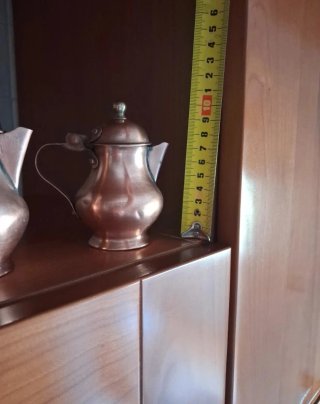 Set 8 Brocche Rame Vintage