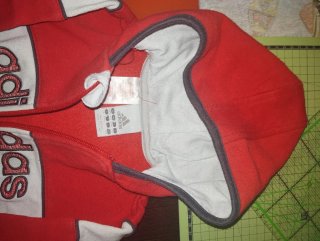 Sudadera Adidas bebé roja