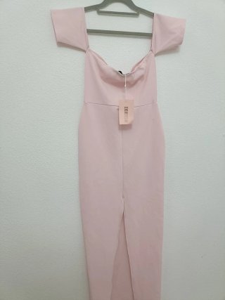 Vestido de fiesta color rosa