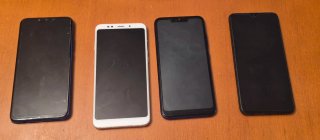 Lote 4 móviles (Huawei, Xiaomi, Redmi)