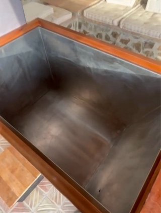 Icebath bañera de hielo Acero Inoxidable y Madera