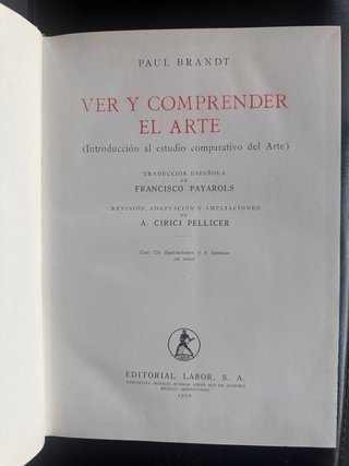 Libro “Ver y comprender el arte”