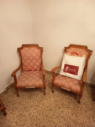 2 Sillones Clásicos Tapizados