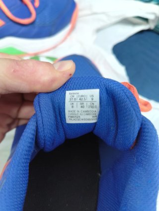 Zapatillas Asics Padel Azul/Naranja