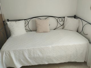 Diván Cama Metal negro