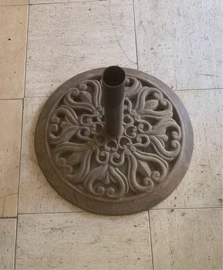 Base para sombrilla de Hierro
