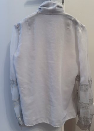 Camicia vintage francese con ricami