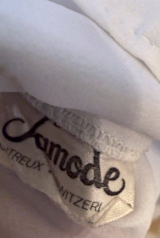 Camicia vintage francese con ricami