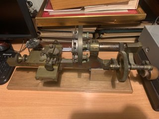 Torno de Relojero Antiguo Latón/Acero