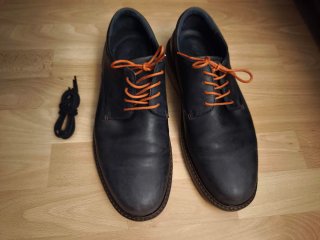 Zapatos Ecco de cuero azul 43/44