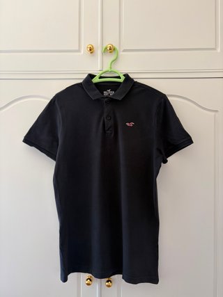 Polo Hollister Negro Talla M Hombre