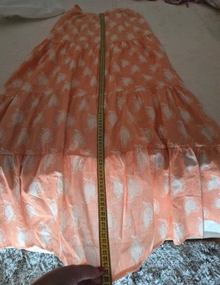 Vestido largo estampado verano