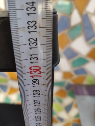 Estantería de plástico negra