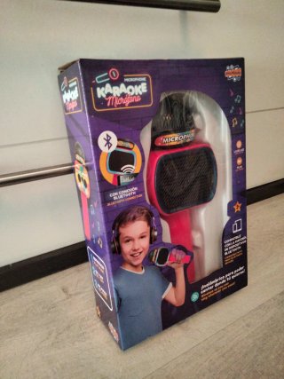 Micrófono Karaoke Bluetooth Luces LED