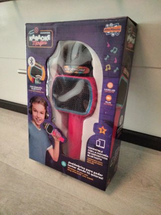 Micrófono Karaoke Bluetooth Luces LED