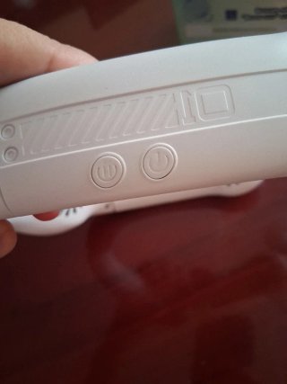 Ventilador de cuello plegable blanco