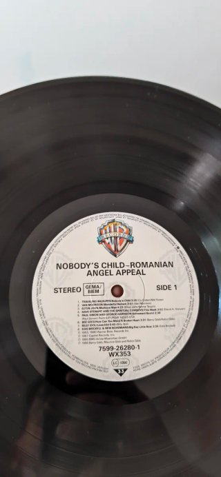 Vinilo Nobody's Child - Romanian Angel Appeal.1990