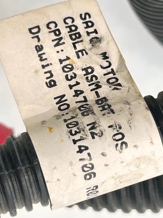 10314706 Cable Positivo Batería MG ZS del 2023