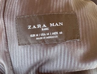 Americana punto azul marino invierno