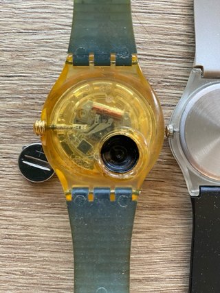 Lote Relojes Piezas (Swatch Scuba Blue Moon 1991)