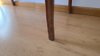 Mesa de costura clásica de madera maciza