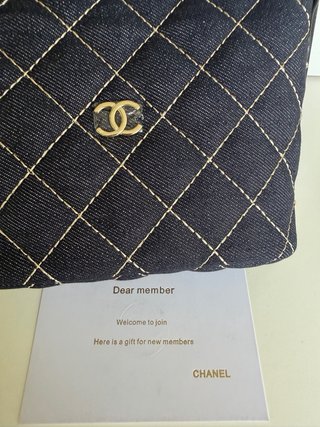 Bolso Chanel Vaquero Azul Dorado