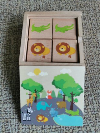 Juego de parejas de madera Playtive