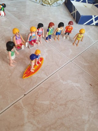 Playmobil figuras y accesorios playa